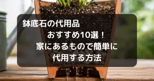 鉢底石の代用品記事のキャッチアイ